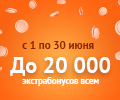 До 20 000 экстрабонусов за покупку товаров в Ситилинк