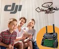 При покупке квадрокоптера DJI Spark - пульт для управления квадрокоптером в подарок.