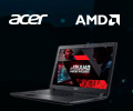 Скидка 1500 рублей по промокоду на ноутбуки Acer на базе гибридных процессоров AMD.