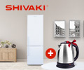 Электрический чайник SMILE за покупку холодильника SHIVAKI.