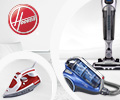 Скидки до 35% по промокоду на пылесосы и утюги Hoover.