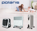 Скидки до 40% по промокоду на обогреватели Polaris.