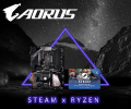 Купи материнскую плату GIGABYTE B450 и получи 10 евро на кошелек STEAM.