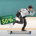 Скидки до 50% на технику и канцтовары