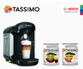 Скидка 100% на две разные упаковки Т-дисков при заказе с кофемашной BOSCH Tassimo.
