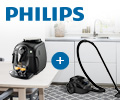 Скидка 100% на мощный компактный пылесос Philips FC8087 при заказе с бытовой техникой Philips.